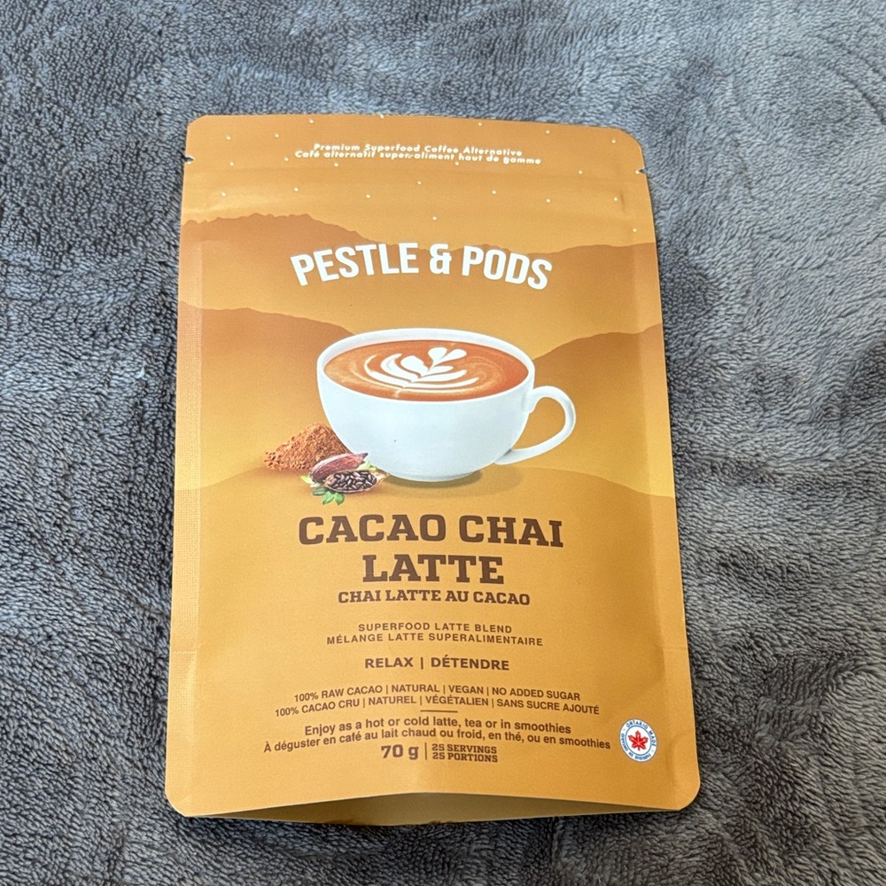 Pestle & Pods Cacao Chai Latte Vegan Superfood 70g